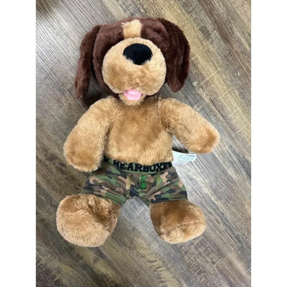 Build-A-Bear Workshop Camouflage Bearboxer Briefs Plush Accessory Green Camo